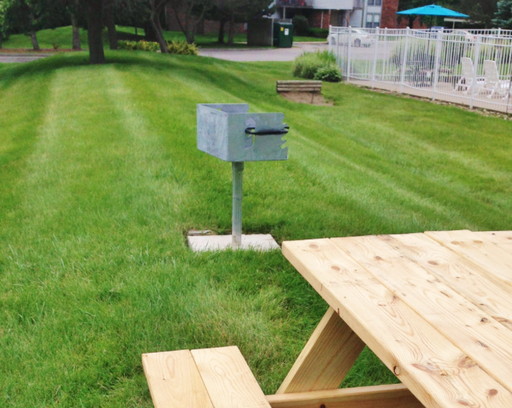 bbq at Fairway Club Apartments, located in prestigious Canton, MI